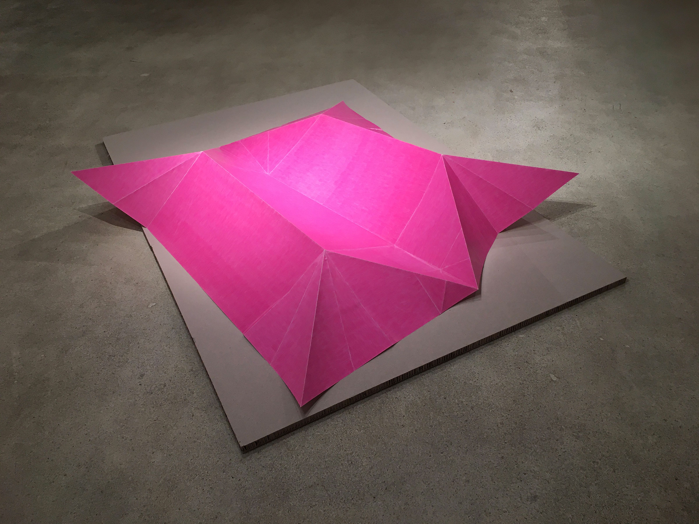 PIG_Faltung_Magenta hell, 2020